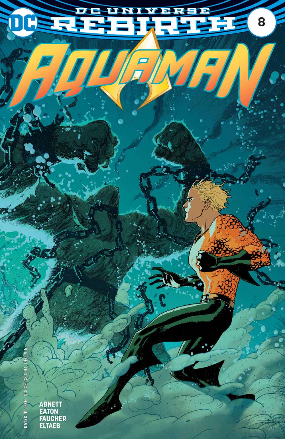 Aquaman #8 Variant cover by Joshua Middleton