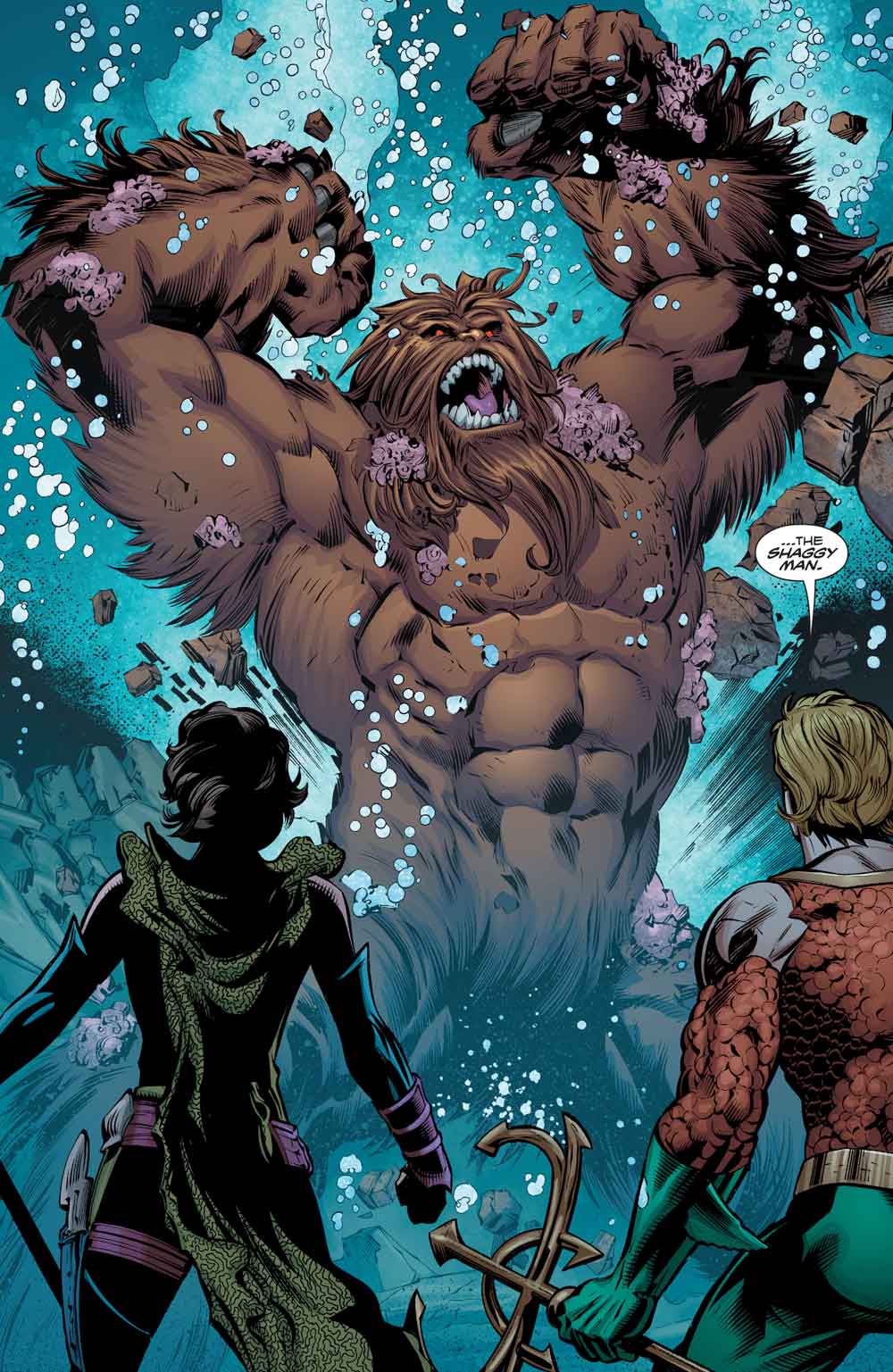 Aquaman #8 by Dan Abnett, Scot Eaton, Wayne Faucher