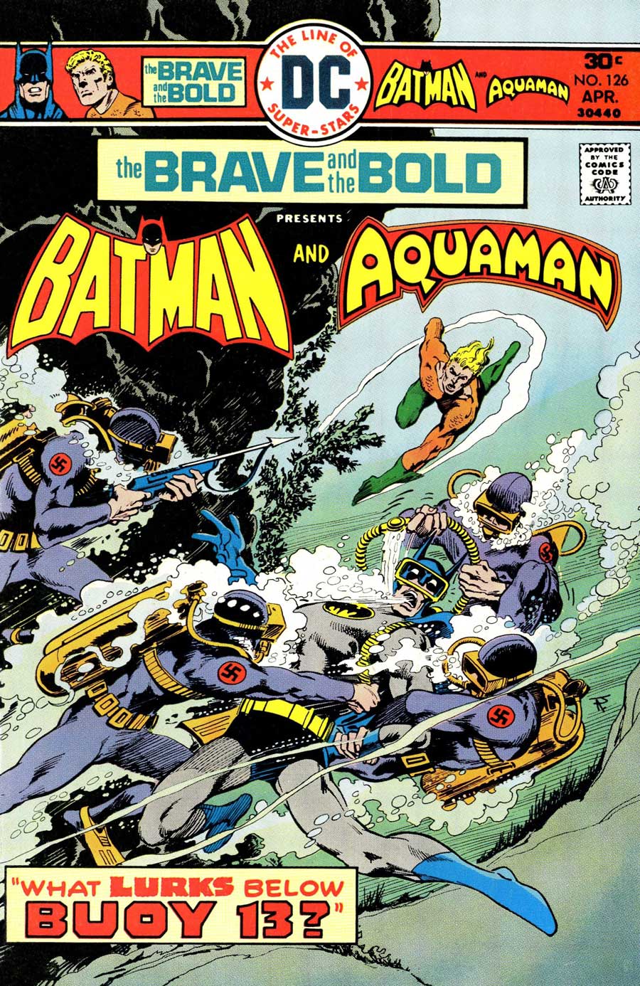 Brave and the Bold #126 featuring Batman and Aquaman by Bob Haney, Jim Aparo and John Calnan
