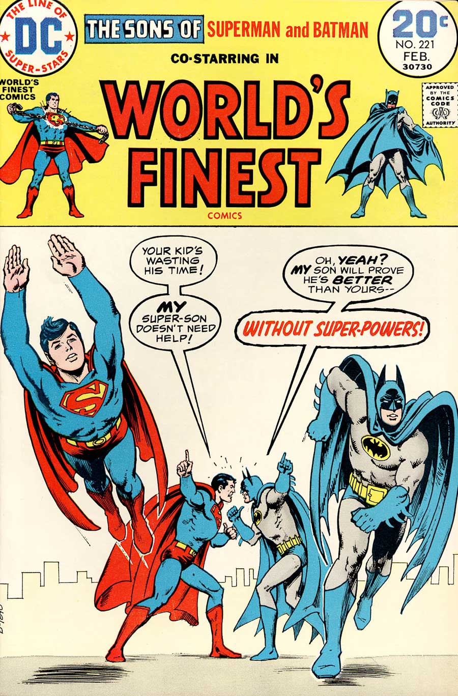 World's Finest #221 featuring the Super Sons by Bob Haney, Dick Dillin and Murphy Anderson 