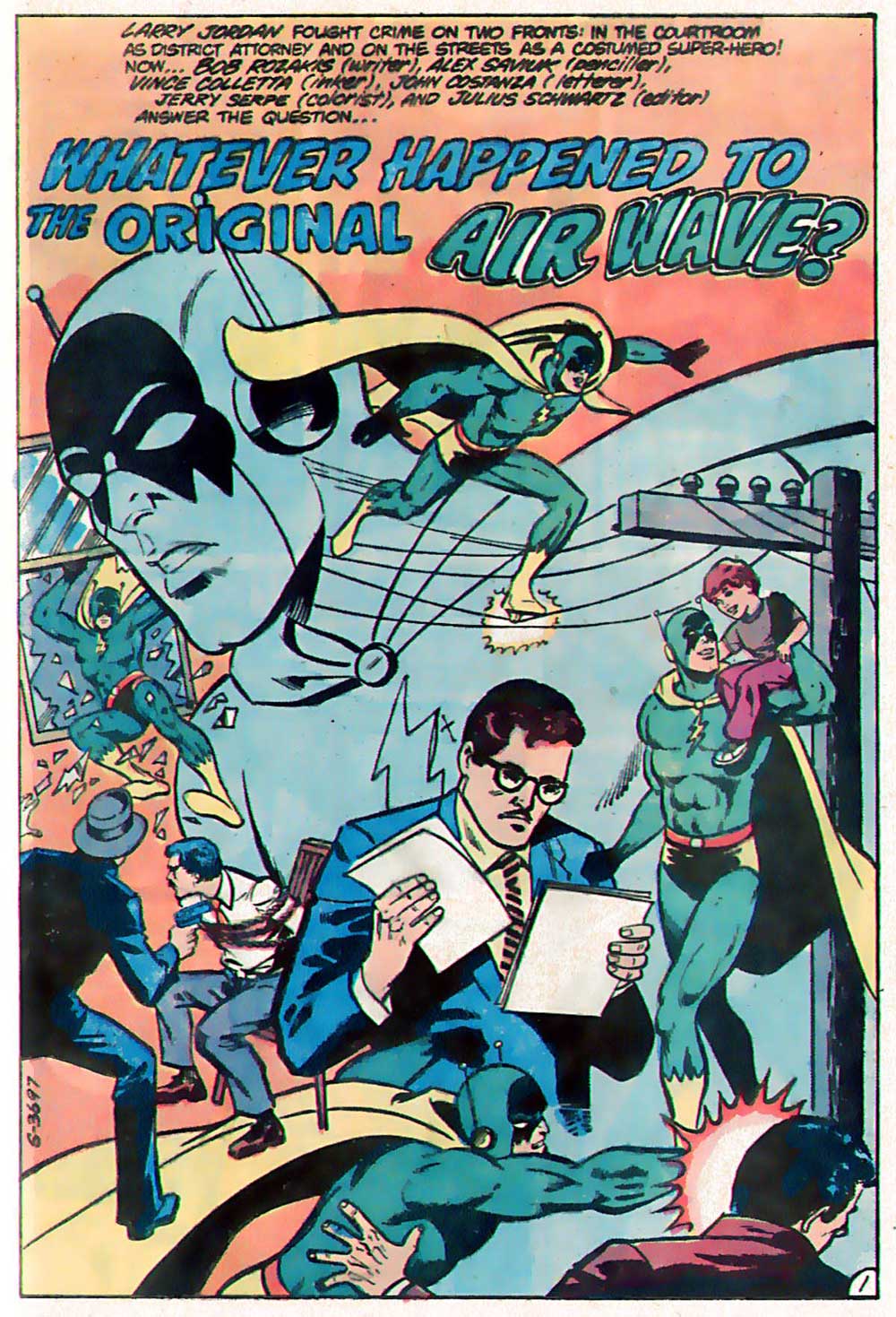 Whatever Happened To... The Original Airwave! From DC Comics Presents #40, by Bob Rozakis, Alex Saviuk, and Vince Colletta.