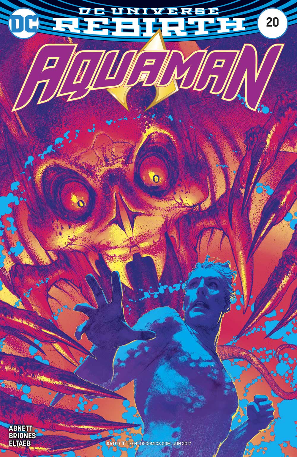 Aquaman #20 Variant cover by Joshua Middleton