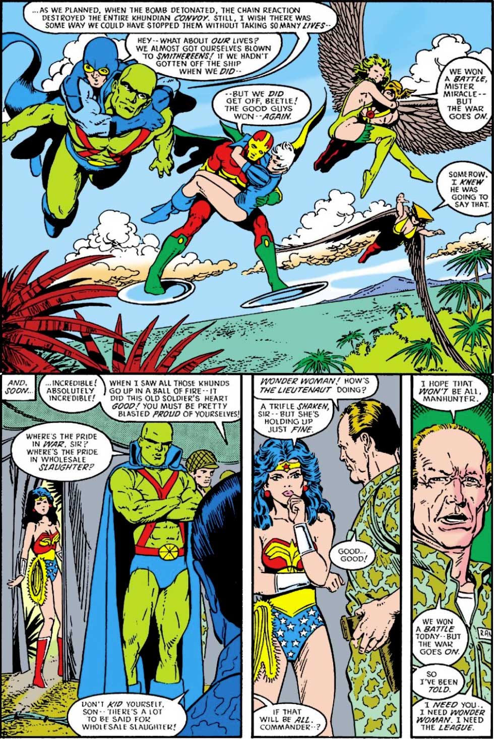 Justice League International #22 by Keith Giffen, JM DeMatteis, Kevin Maguire and Joe Rubinstein