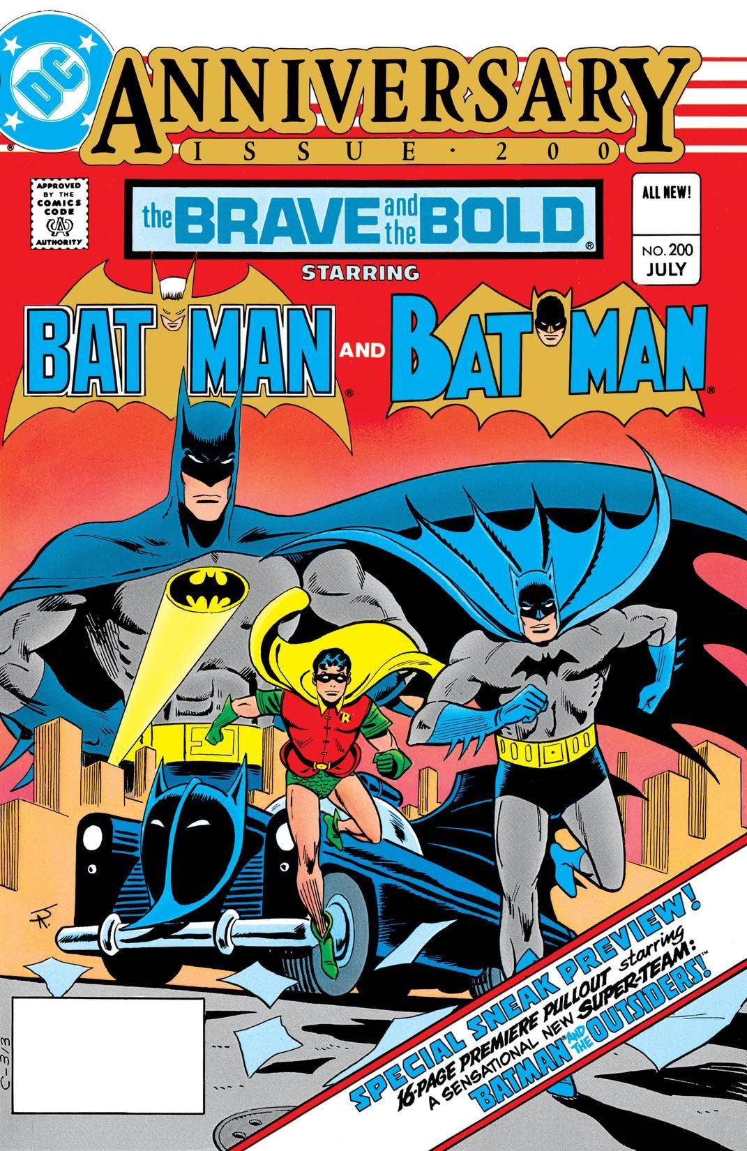 Brave and the Bold #200 cover by Jim Aparo