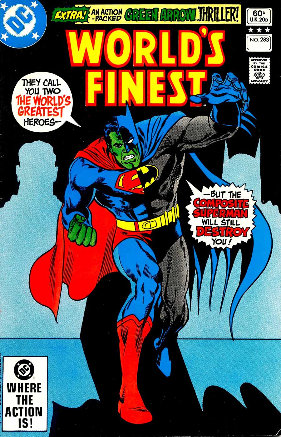 World’s Finest Comics #283 (September 1982) cover by Rich Buckler & Frank Giacoia