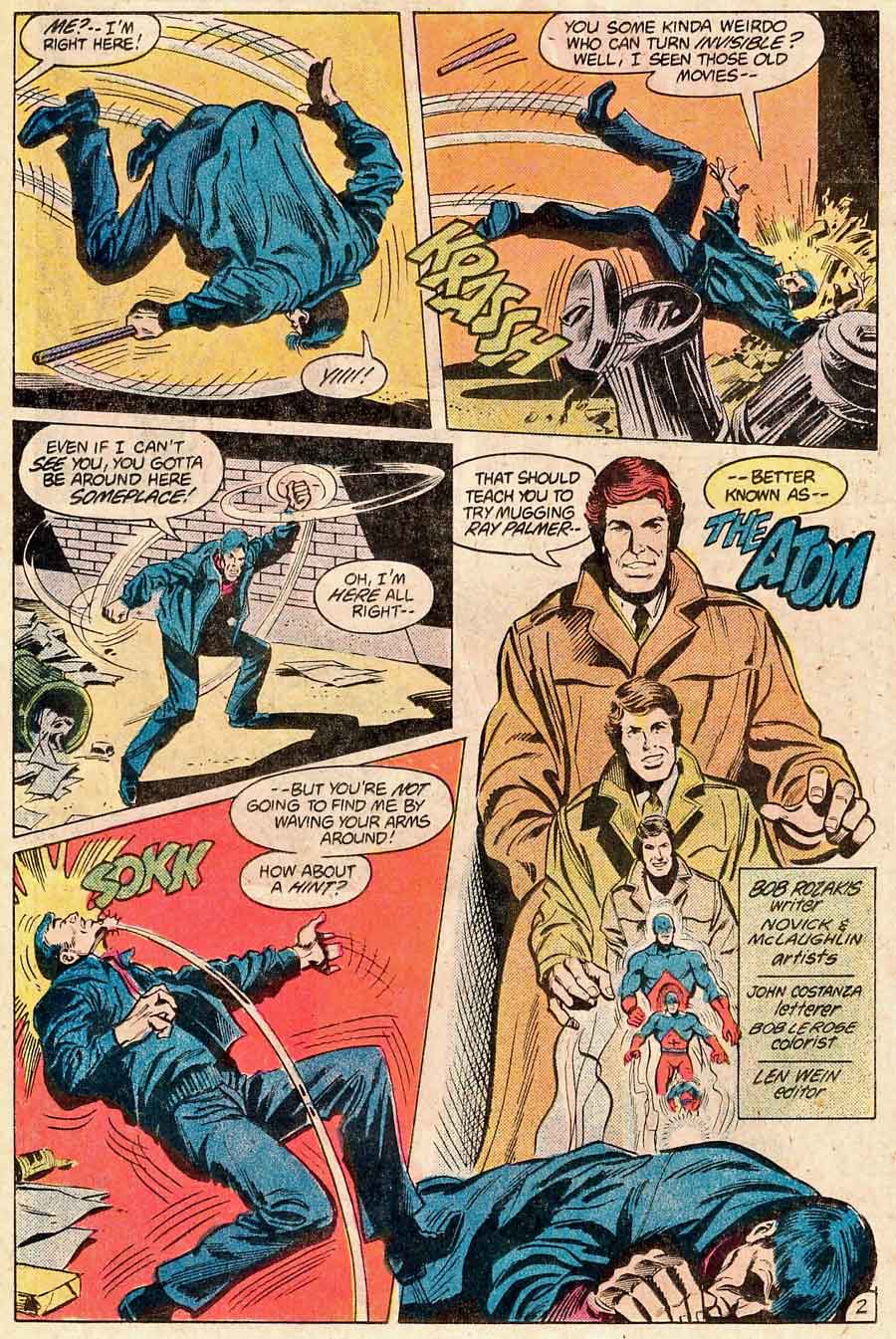 World’s Finest Comics #283 (September 1982) - The Atom in The Mugger by Bob Rozakis, Irv Novick, and Frank McLaughlin