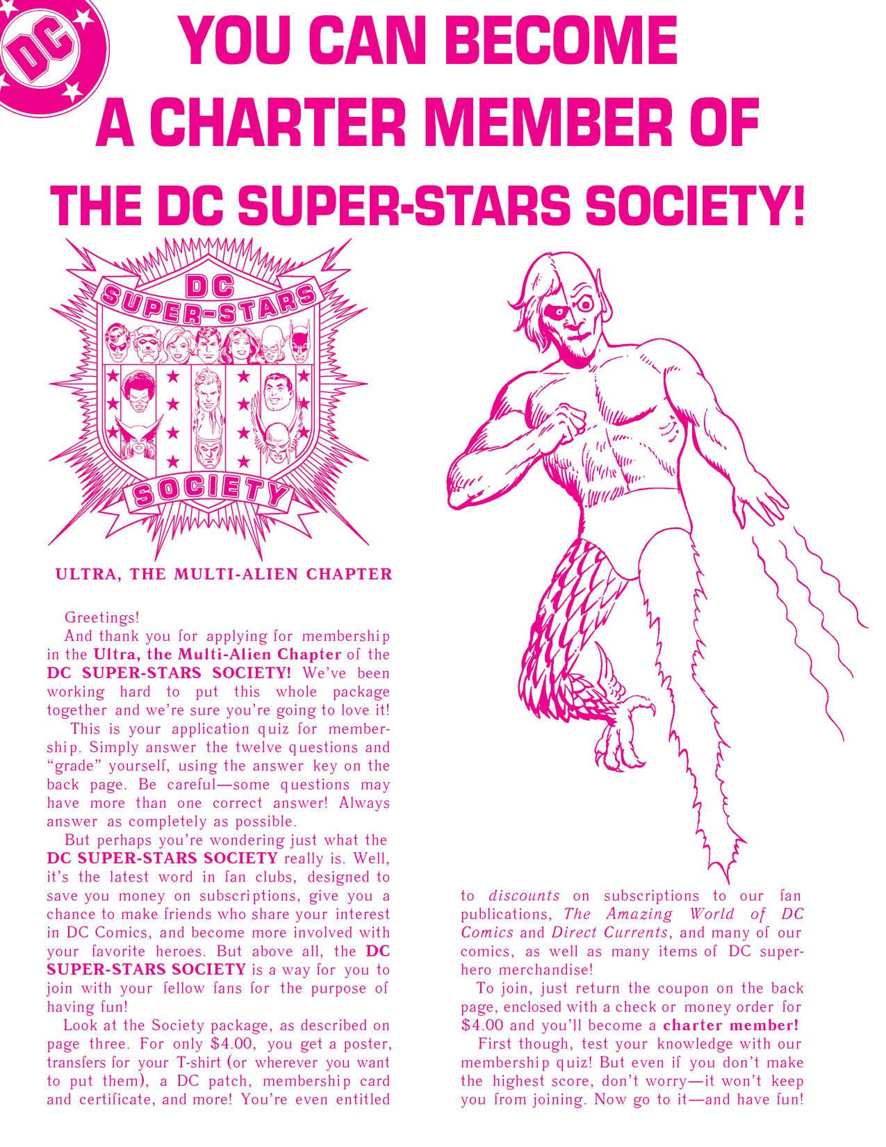 DC Super-Stars Society - Ultra, the Multi-Alien Chapter