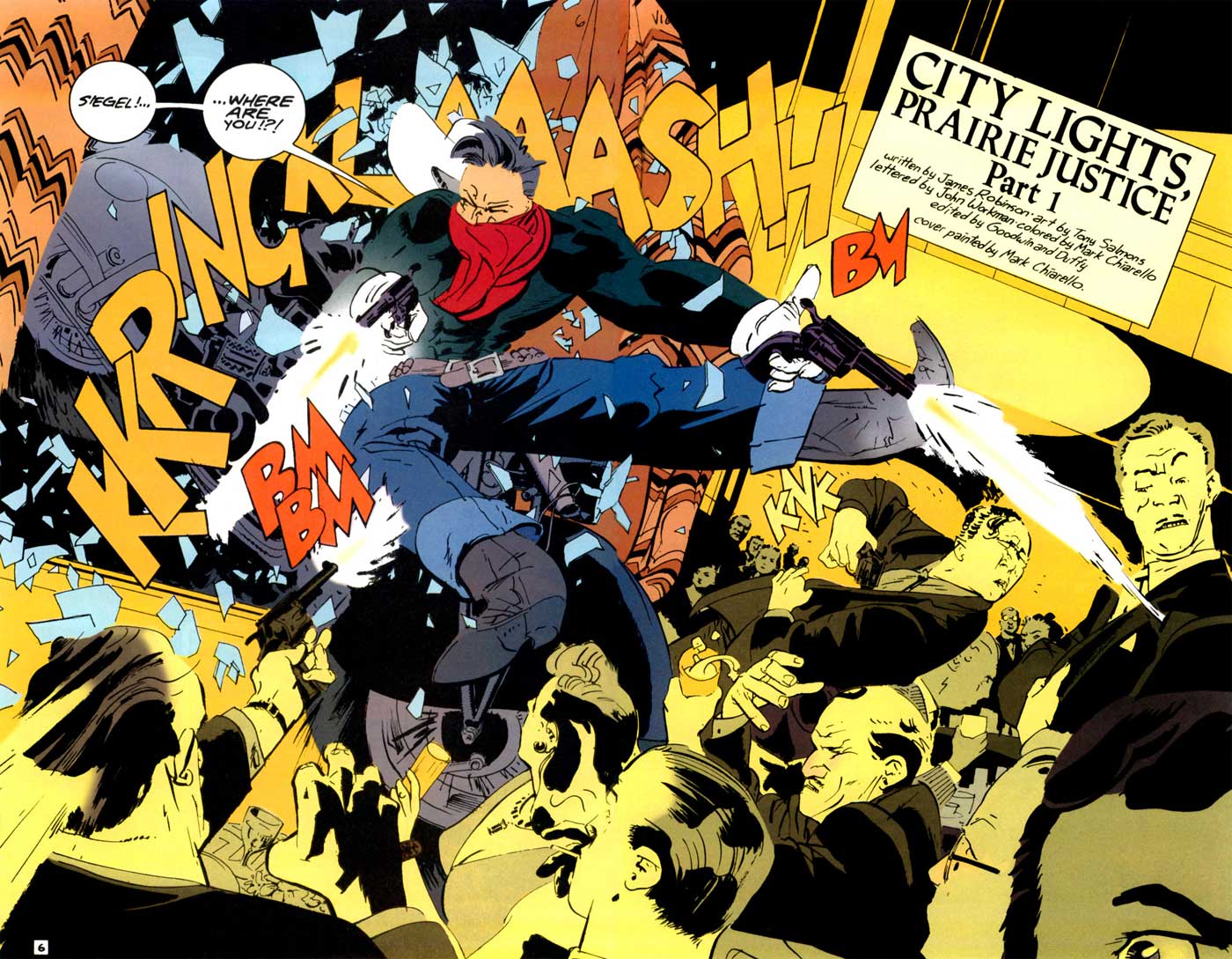 Vigilante: Big City, Prairie Justice #1-4 (1995) by James Robinson, Tim Salmons, and Mark Chiarello Vigilante: Big City, Prairie Justice #1-4 (1995) by James Robinson, Tim Salmons, and Mark Chiarello