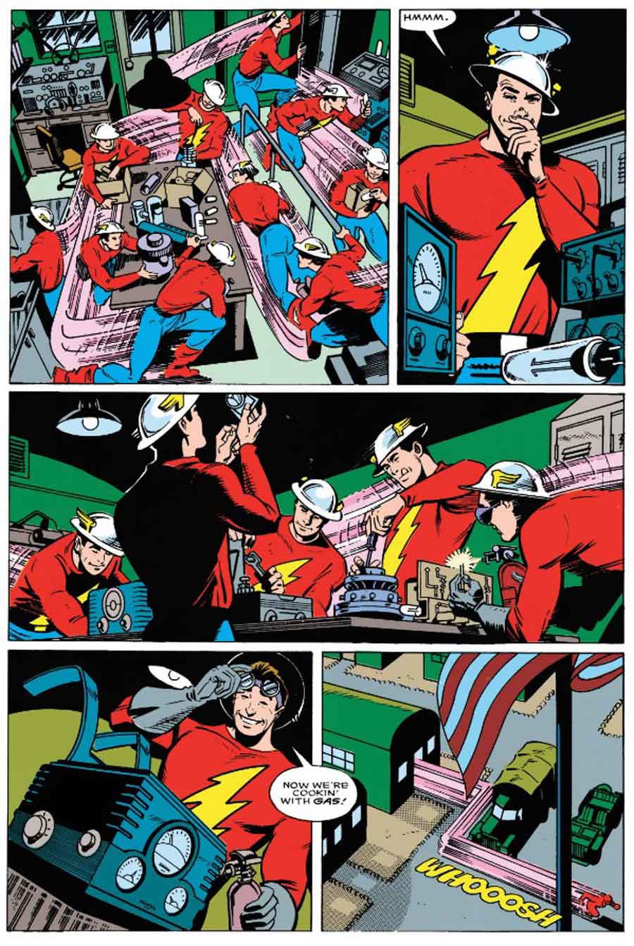 Justice Society of America #5 (Aug 1991) by Len Strazewski, Mike Parobeck & Rick Burchett Justice Society of America #5 (Aug 1991) by Len Strazewski, Mike Parobeck & Rick Burchett