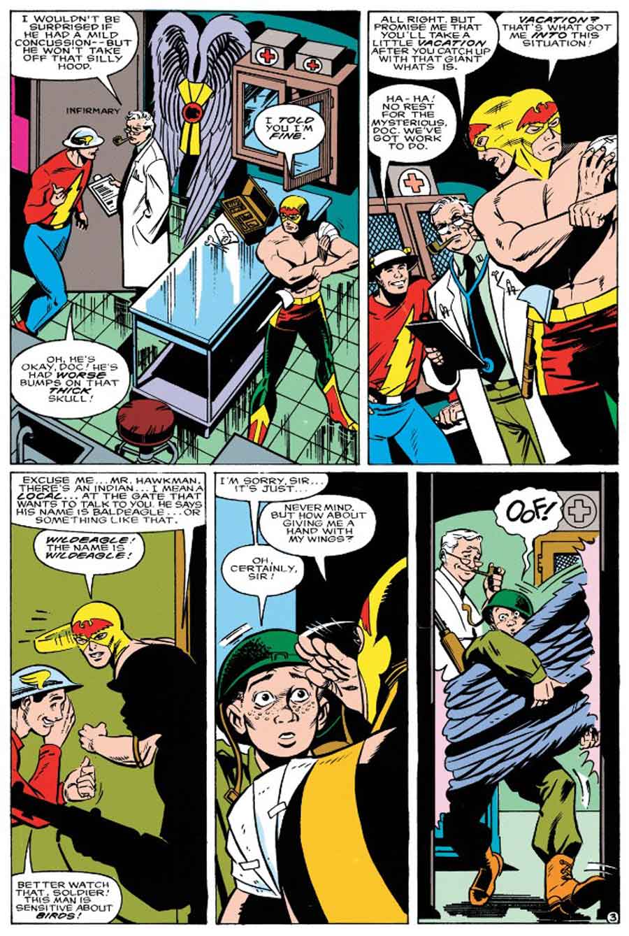 Justice Society of America #5 (Aug 1991) by Len Strazewski, Mike Parobeck & Rick Burchett Justice Society of America #5 (Aug 1991) by Len Strazewski, Mike Parobeck & Rick Burchett