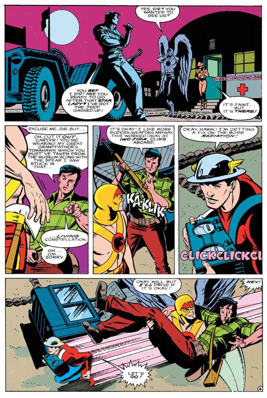 Justice Society of America #5 (Aug 1991) by Len Strazewski, Mike Parobeck & Rick Burchett Justice Society of America #5 (Aug 1991) by Len Strazewski, Mike Parobeck & Rick Burchett