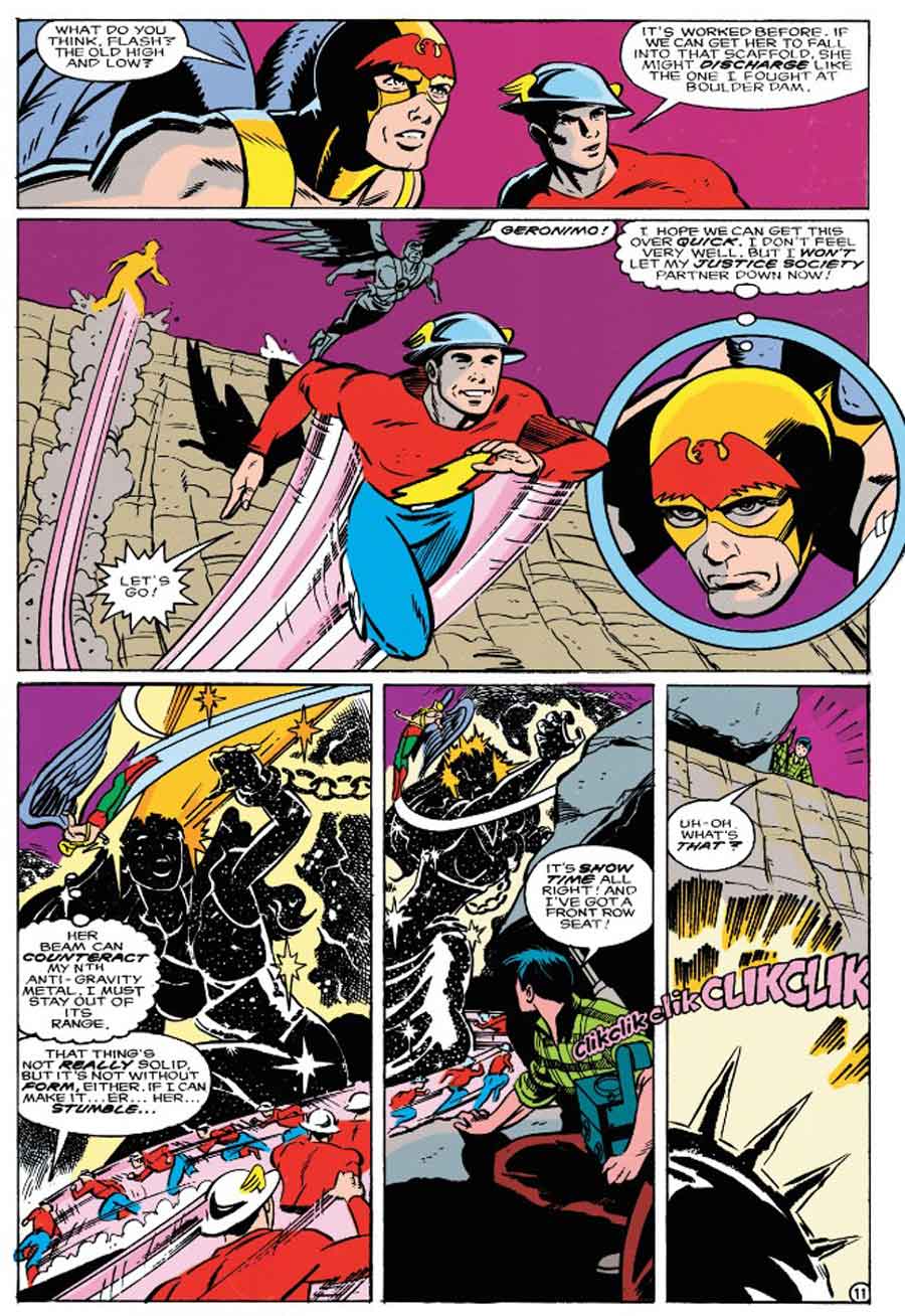 Justice Society of America #5 (Aug 1991) by Len Strazewski, Mike Parobeck & Rick Burchett Justice Society of America #5 (Aug 1991) by Len Strazewski, Mike Parobeck & Rick Burchett